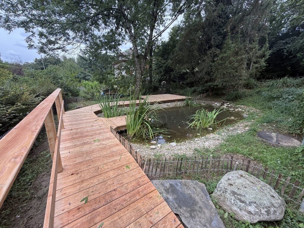 Etang à Rousseil Bio-Éco - ponton -Christophe Cotting